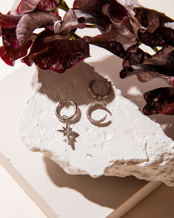 Mili Silver Hoops